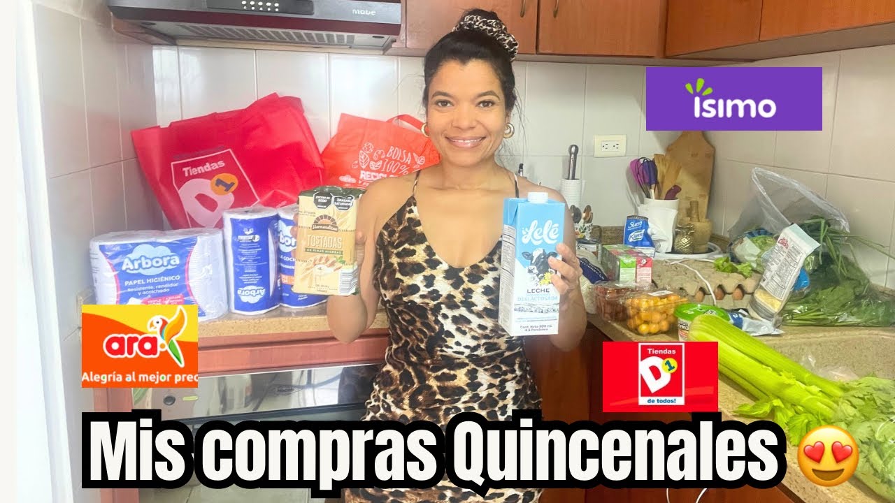 tour y compras quincenales &iquest;C&oacute;mo Organizo las Compras del Supermercado? #tiendasara #tiendasd1#isimo