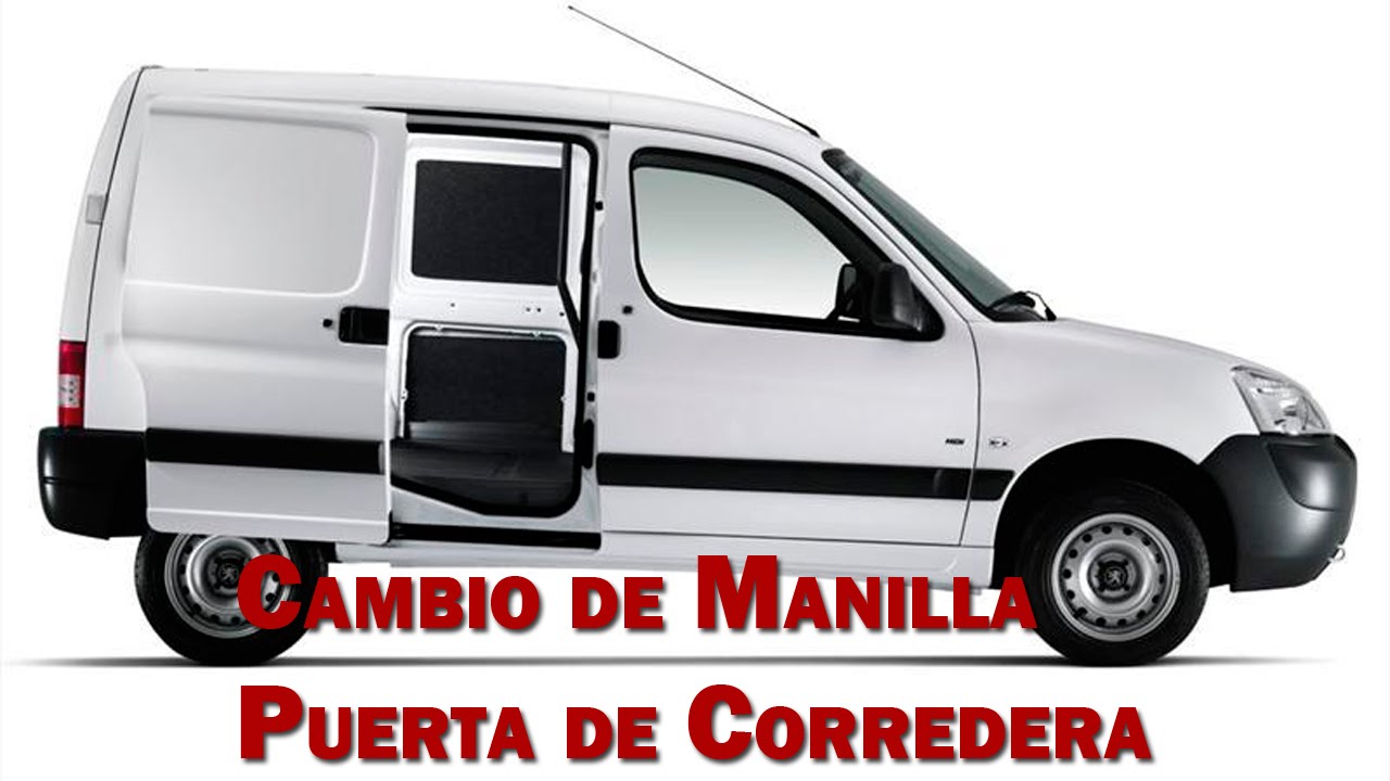 Cambiar manilla de puerta de corredera Peugeot Partner | Citroen Berlingo | AReyesTV