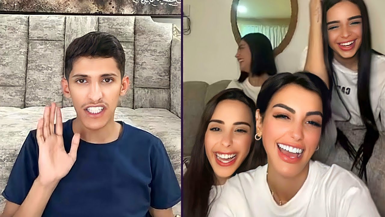 سعود بن خميس مع جنان والبنات 😂🔥🤣 ست عصافير بحجر واحد 🤣🔥