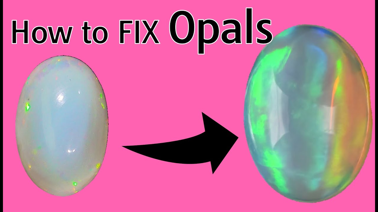 How To FIX & Dry Ethiopian Hydrophane Opal - Welo Opals Drying Treatment to Recover Play of Colors