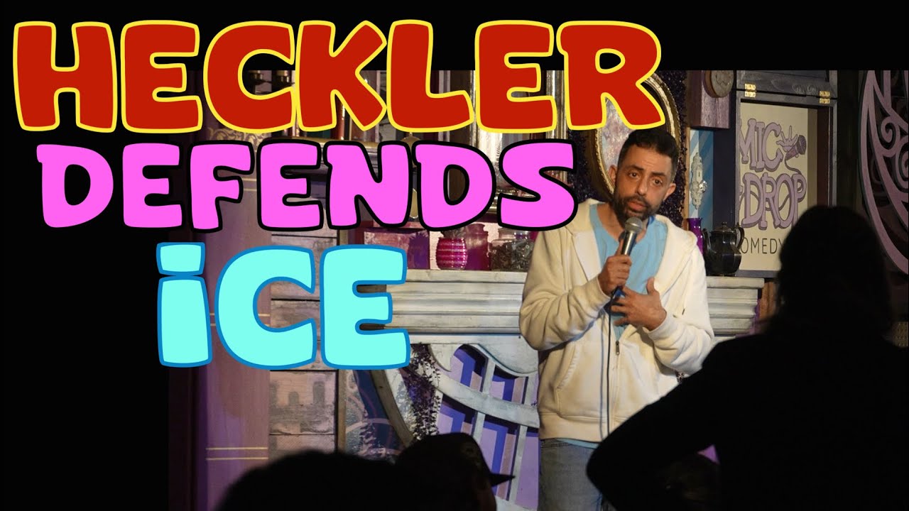 HECKLER DEFENDS ICE | STAND UP COMEDY