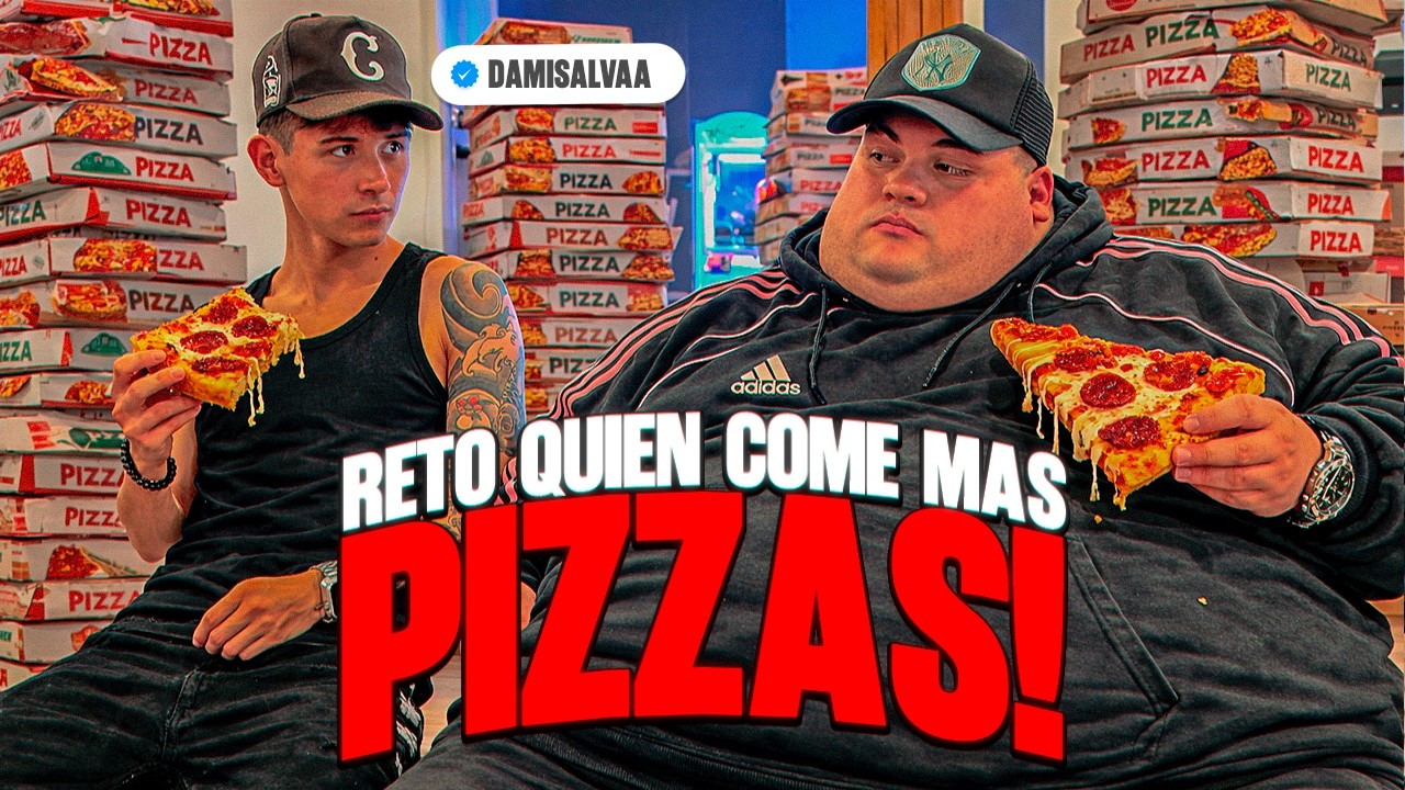 COMPETENCIA DE QUIEN COME MÁS PIZZA! by Damisalva