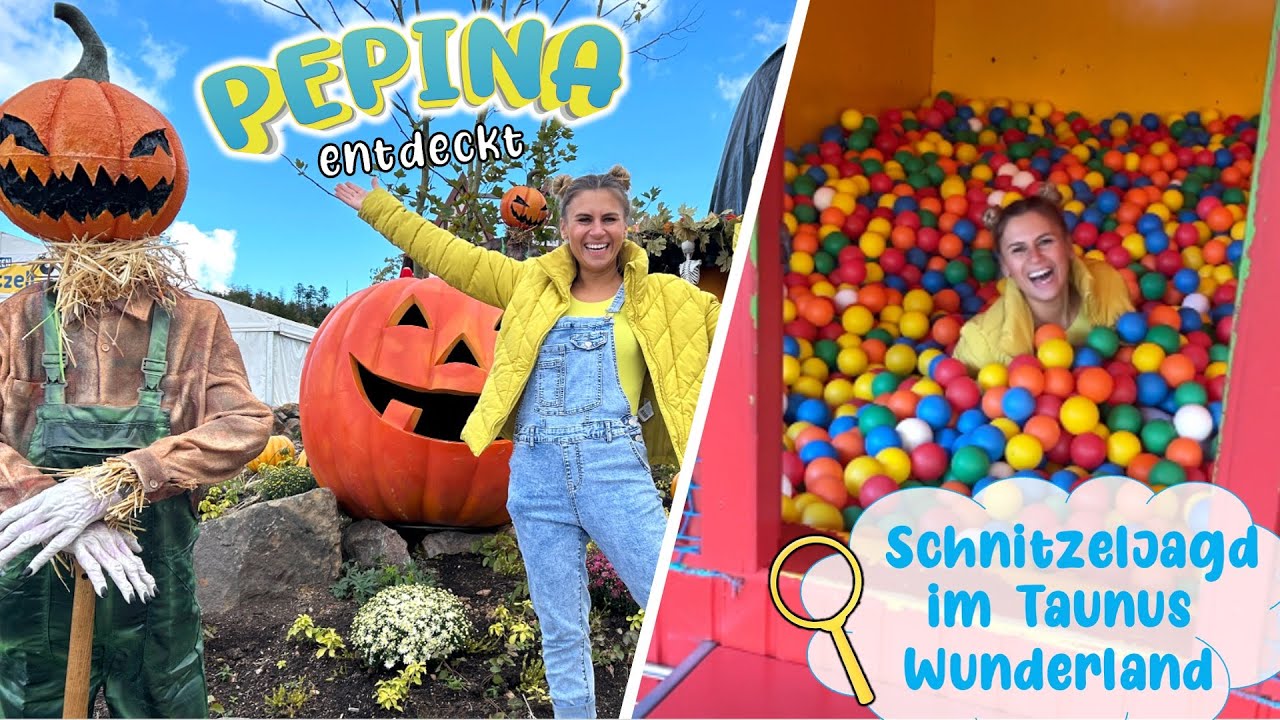 🎃 HALLOWEEN Schnitzeljagd 👻🔍 mit Pepina im Taunus Wunderland