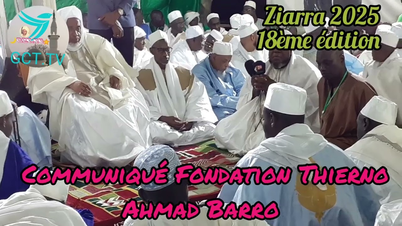 Ziarra 2025 18ème édition : Communiqué Fondation Thierno Ahmad Barro RTA pour le Hadj 2025