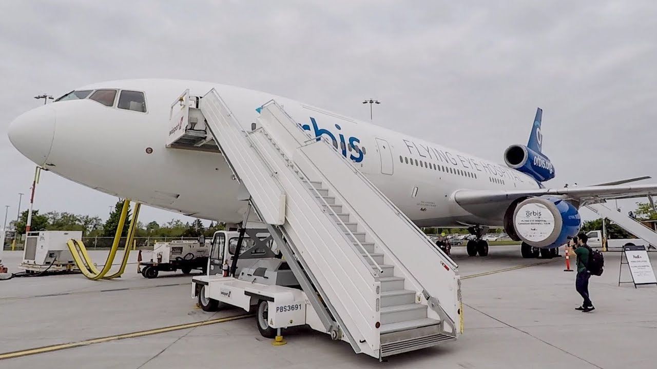 TOURING the WORLD'S ONLY FLYING HOSPITAL - Orbis DC-10