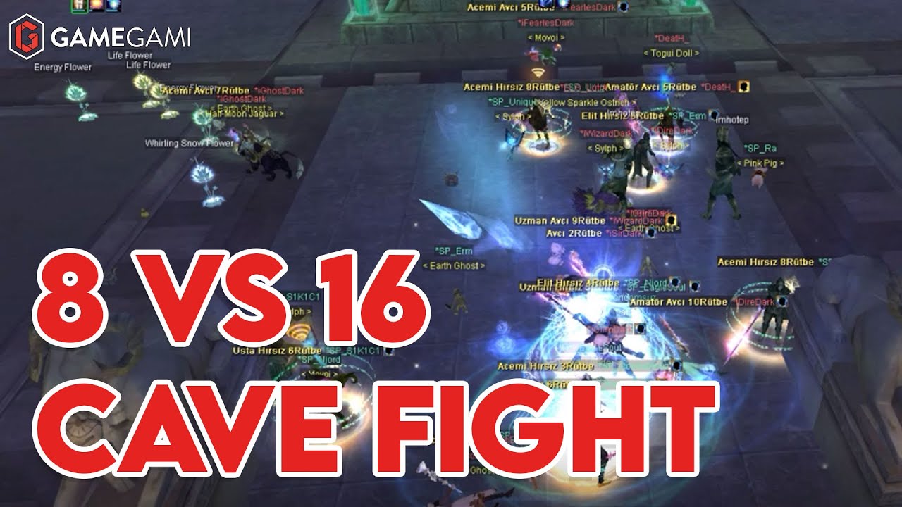 TRSRO EFES | JOB CAVE: 8 VS 16 CAVE FIGHT