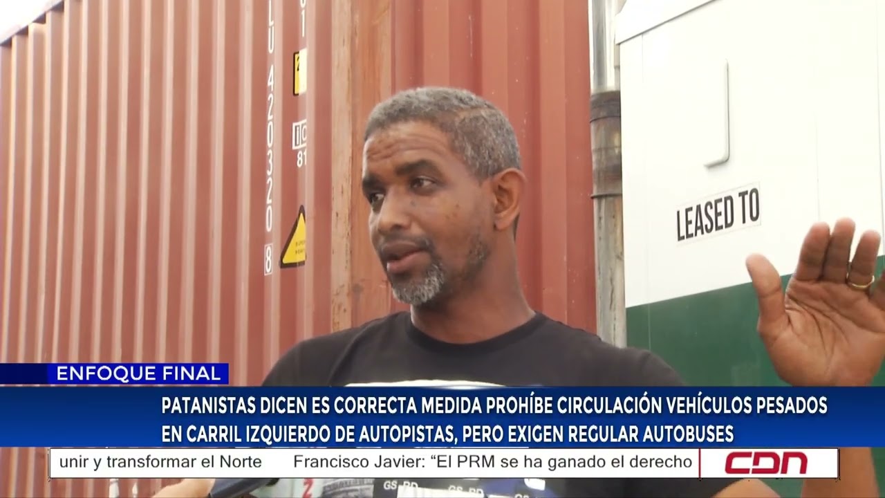 Patanistas apoyan prohibición en carril izquierdo, pero piden regular autobuses