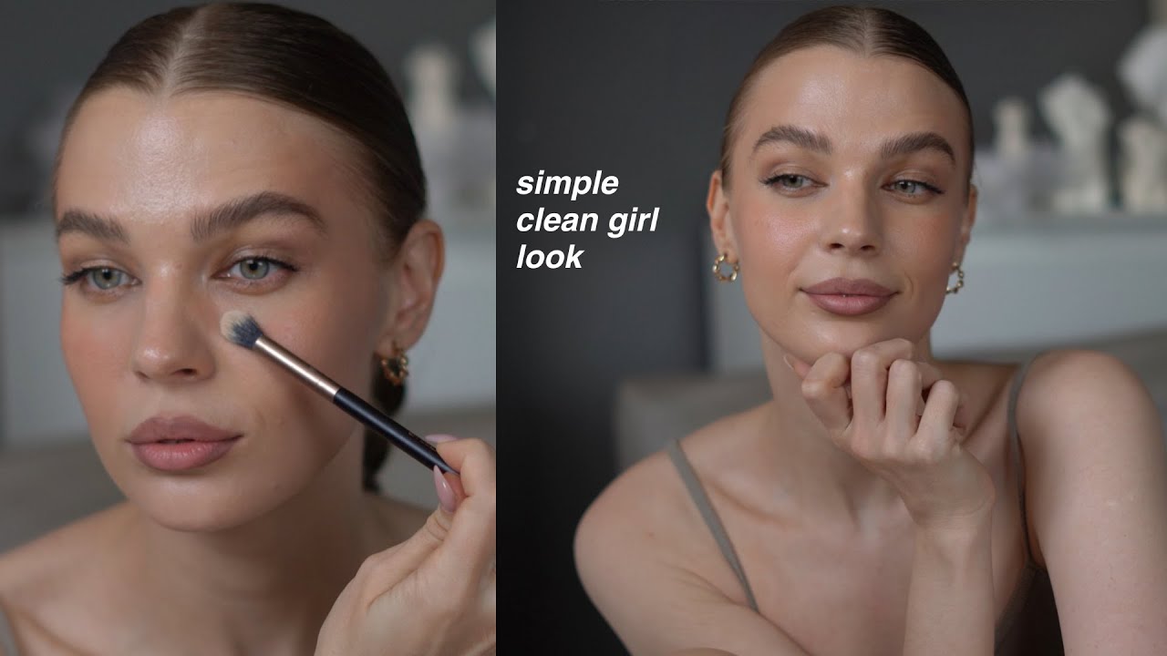 clean girl makeup look