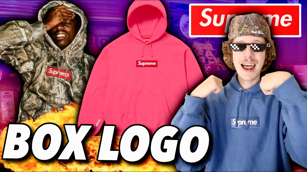 Не пропустите неделю логотипов Supreme Box! (Лучшее предложение для перепродажи, полное предложение)