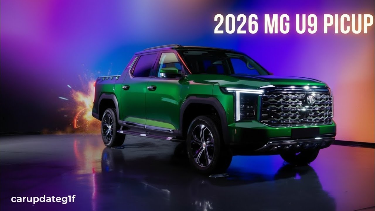 2026 MG U9 PICKUP  |  DESIGN, ENGINE SPECS, FEATURES & PERFORMANCE 