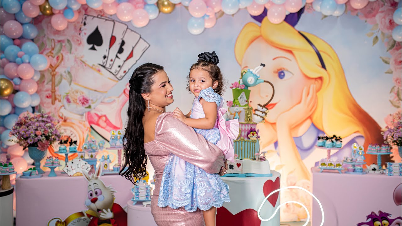 FESTA DE 3 ANOS DE ANALU 😍 | Alice no país das maravilhas