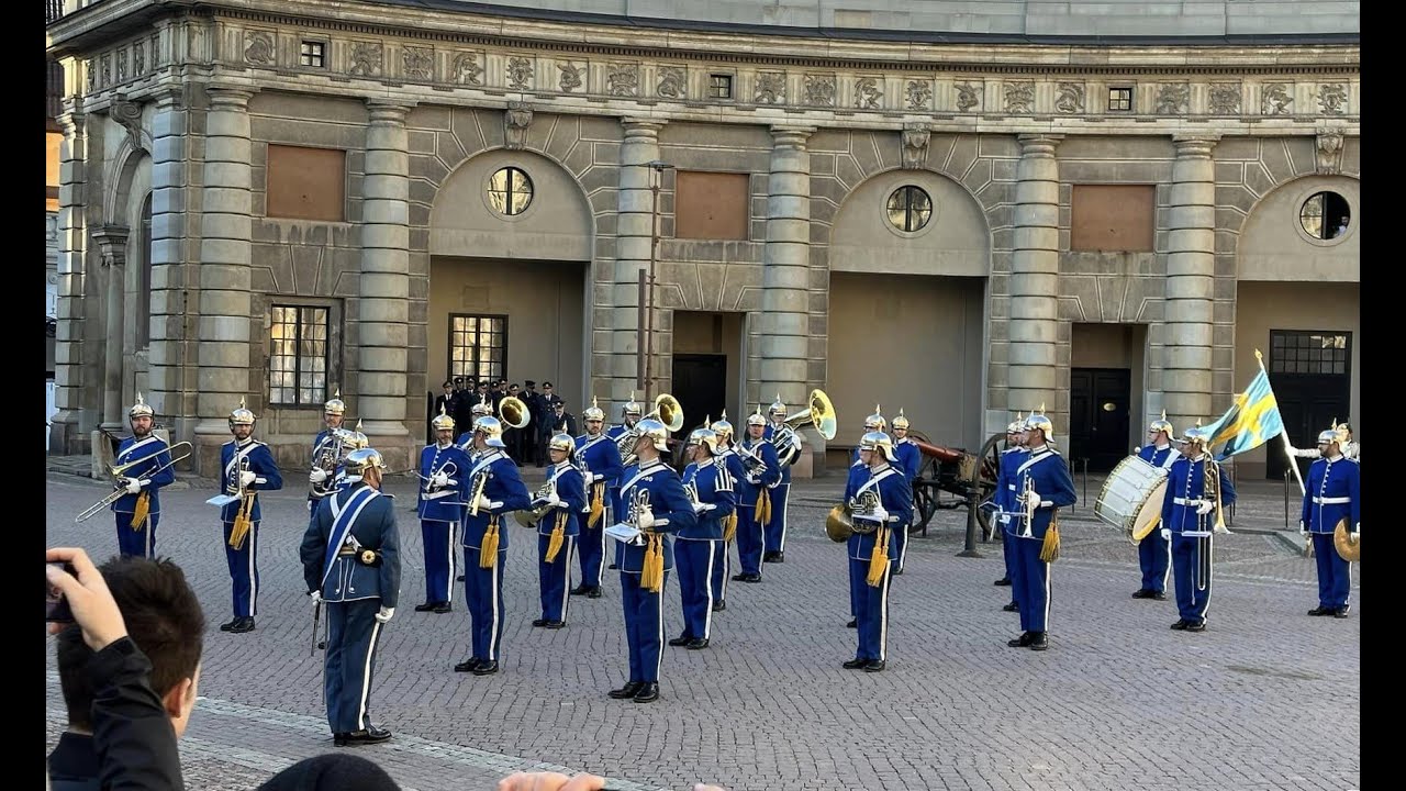 Changing of the Royal Swedish Guard -Stockholm Palace