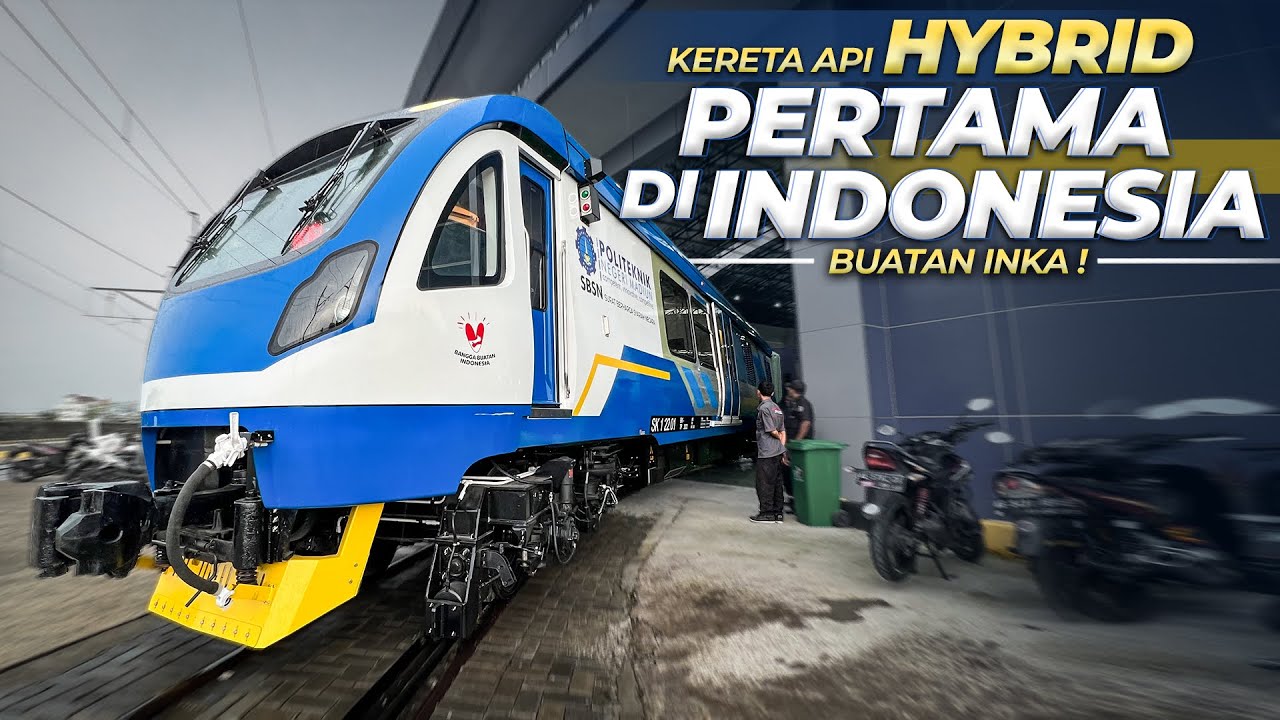 Kereta Hybrid Buatan Indonesia Di Jalur Lengkung Ekstrim | Kunjungan PNM Madiun