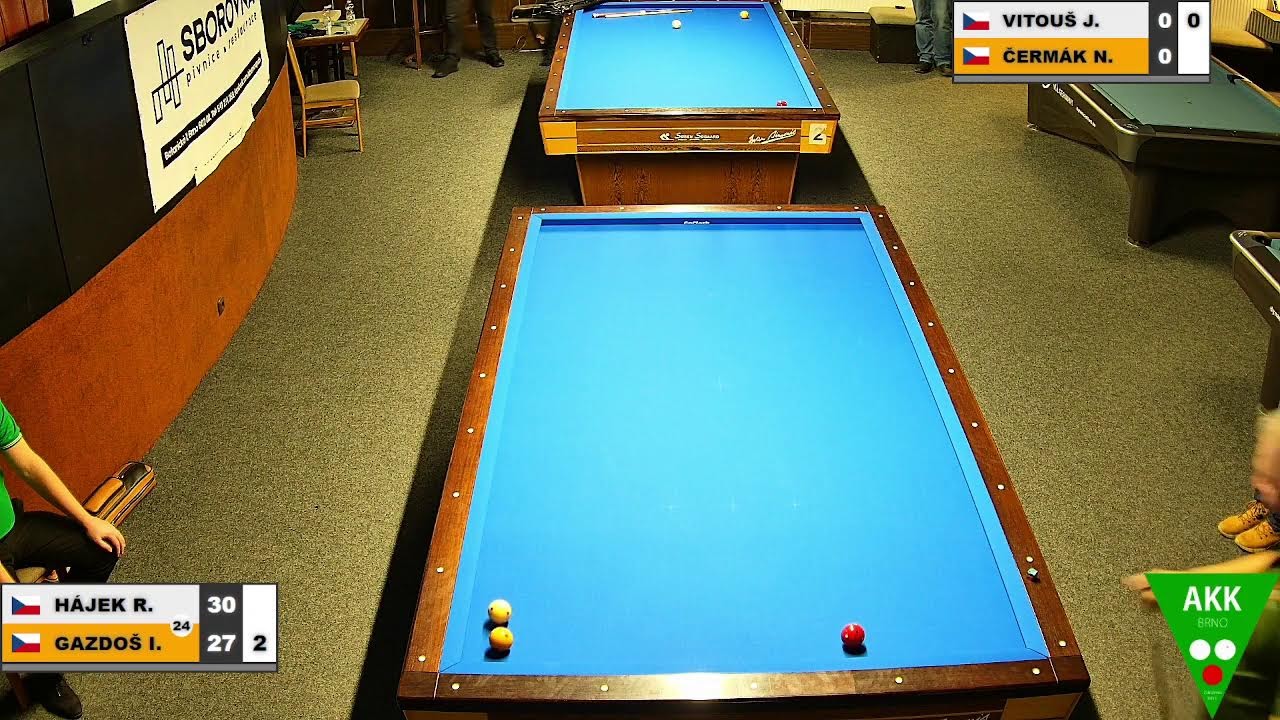 Czech Tournament | 3-cushion | Grand prix 3C | MT | Radovan Hájek v Ivo Gazdoš