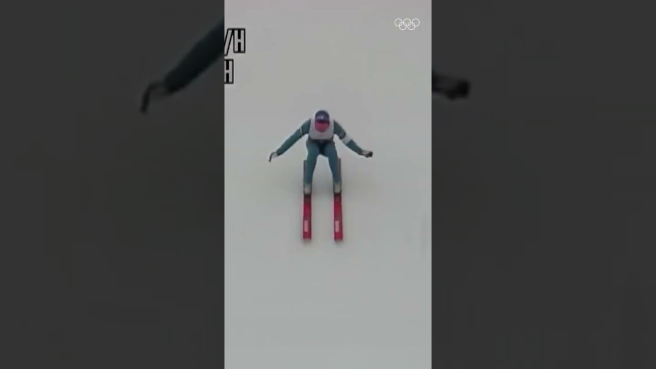 Eddie Edwards was the first competitor to represent Great Britain in ski jumping 🦅