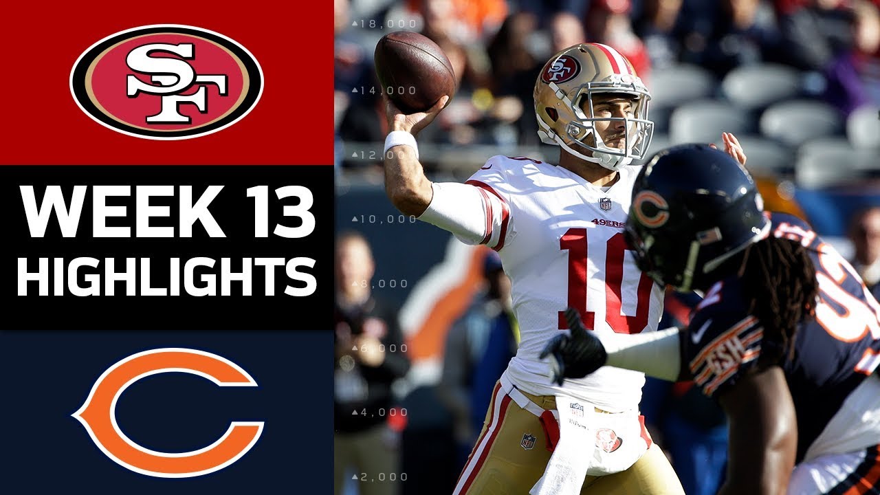 49ers vs. Bears | NFL Week 13 Game Highlights