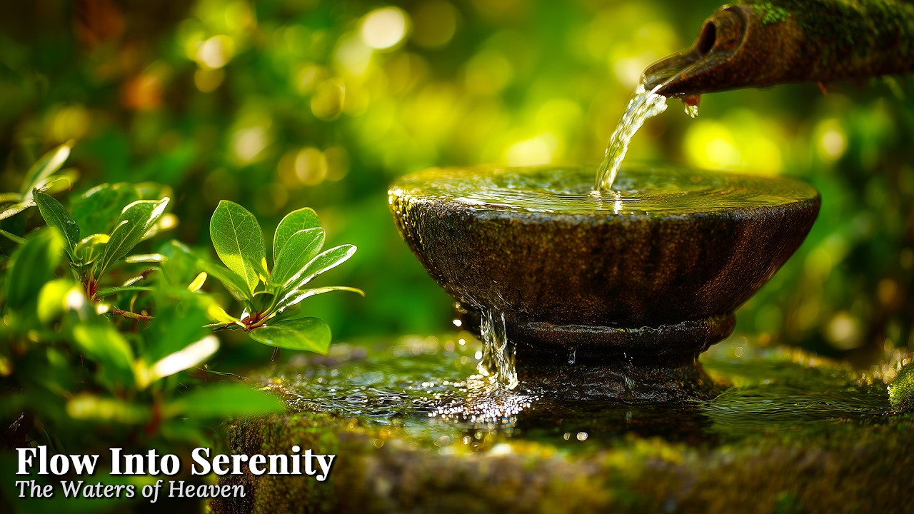 Daytime Tranquility: Water Sounds & Relaxing Music 🌱 Find Your Zen