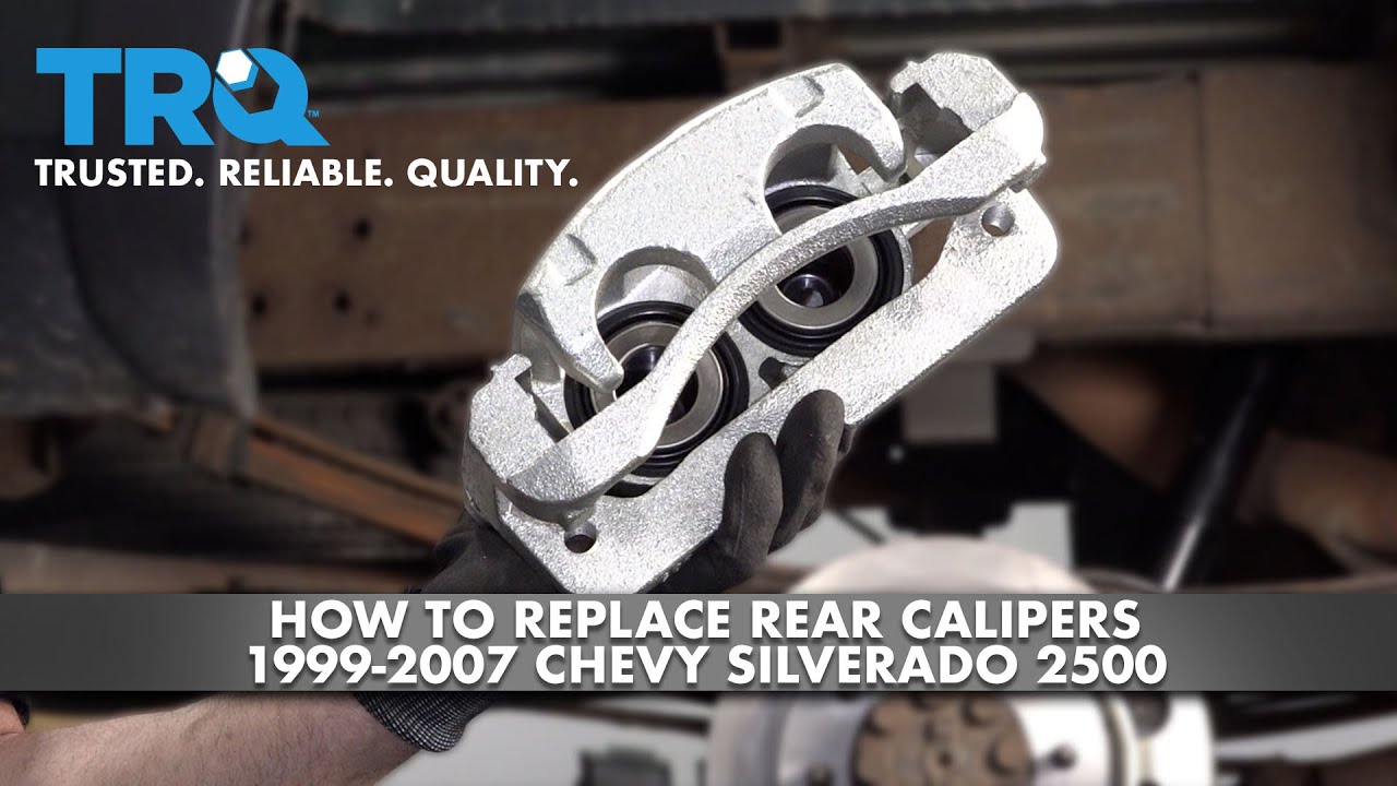 How To Replace Rear Calipers 1999-2007 Chevy Silverado 2500