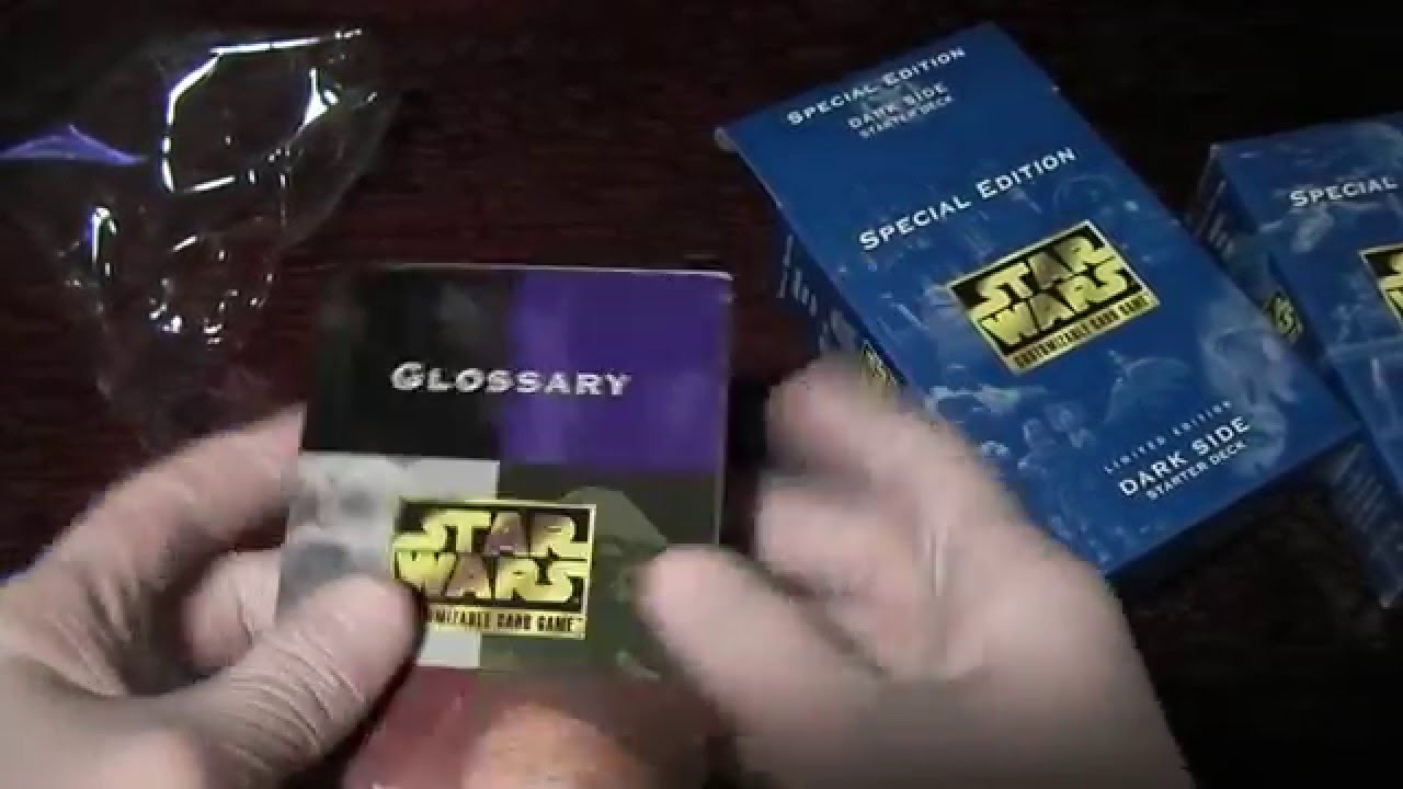 Booster Opening/Commentary - SW:CCG Special Edition Starters w/ Sequels and Special Editions Talk
