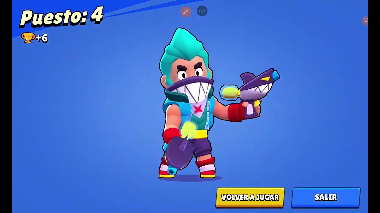 Jugando brawlestars evento un disparo