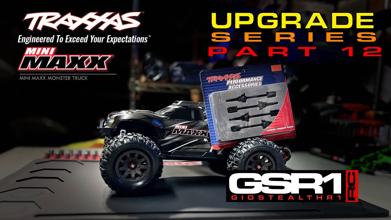 Traxxas Mini Maxx Upgrade Series Part 12 STEEL DRIVESHAFTS
