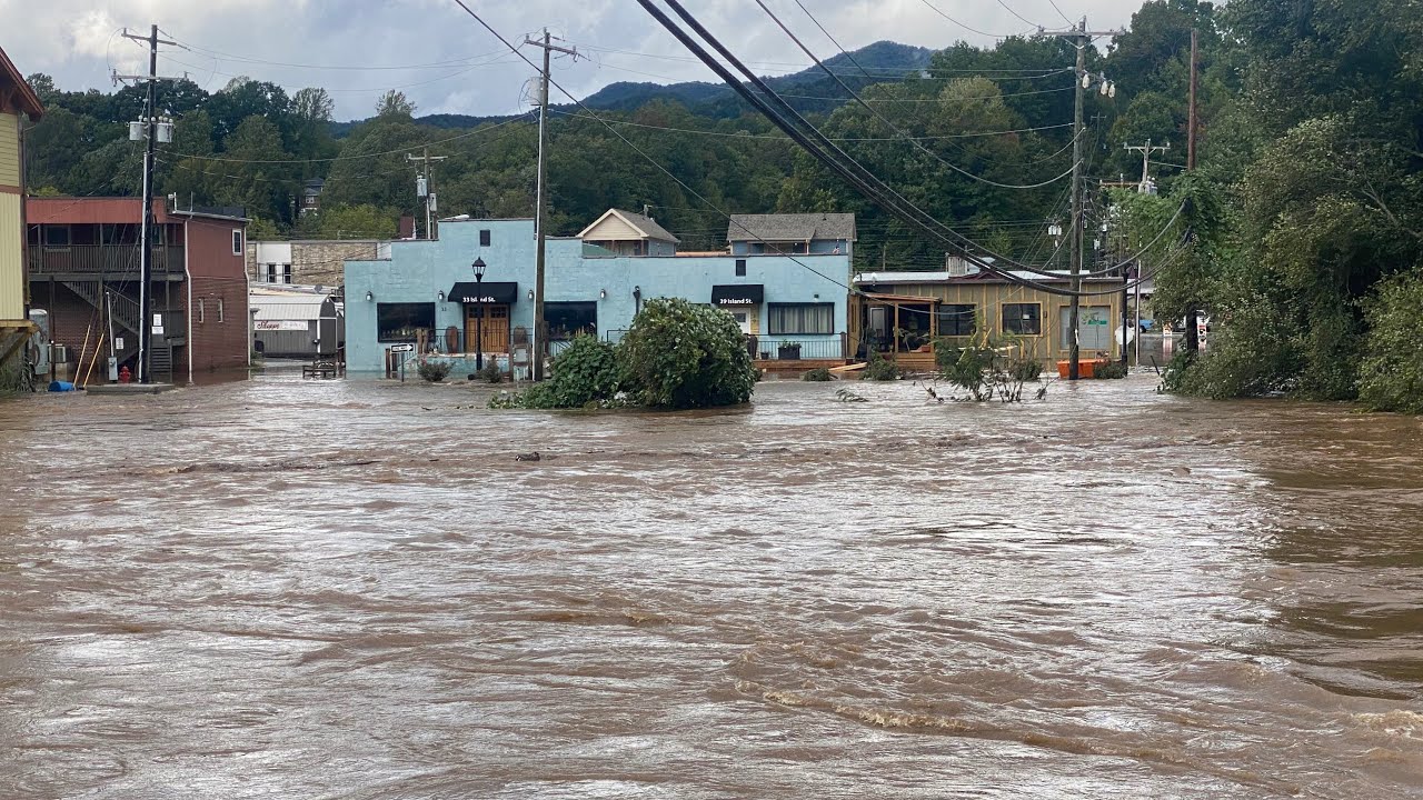 Flooding of Western North Carolina. (Maggie Valley, Cherokee, Bryson City)