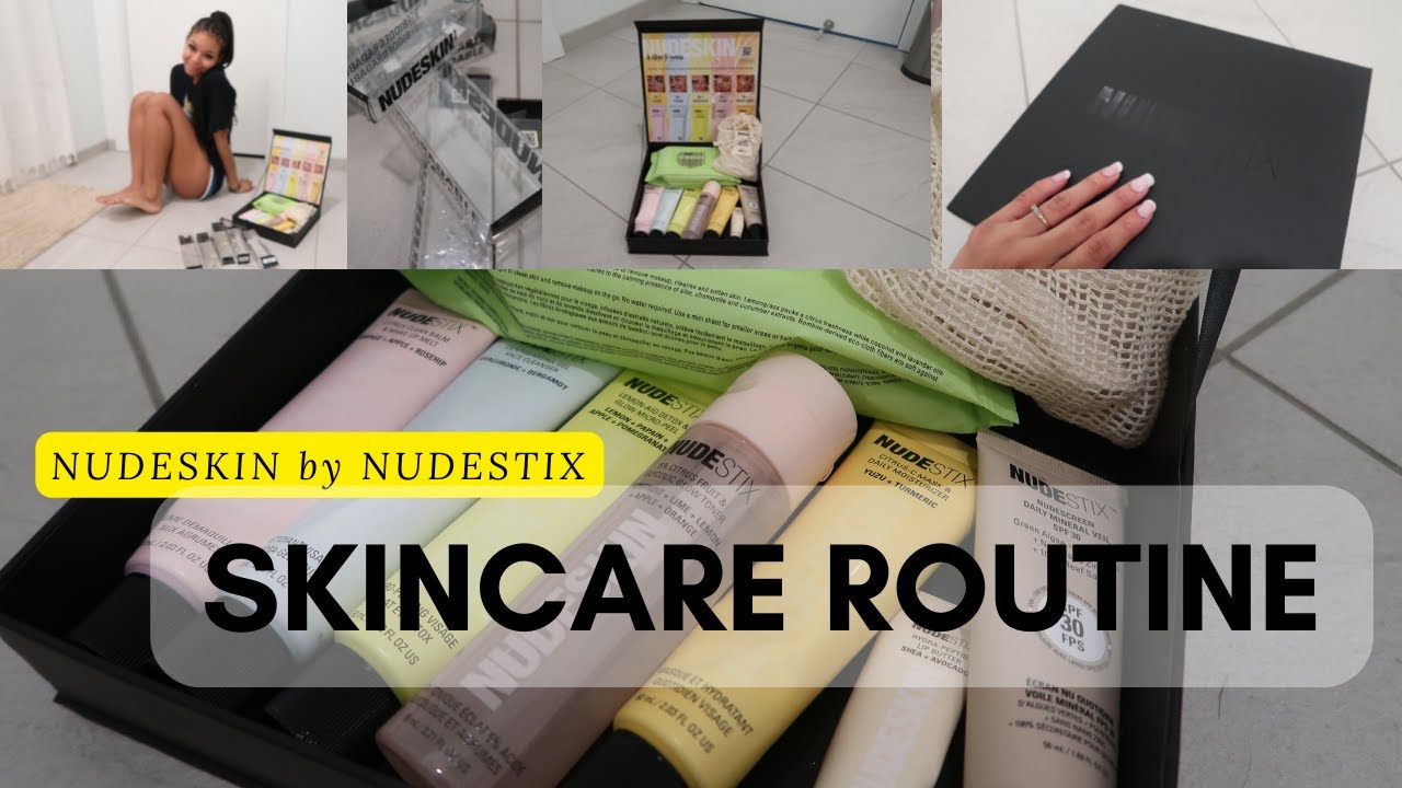 my ✨glowy✨ skincare routine ft. NUDESKIN