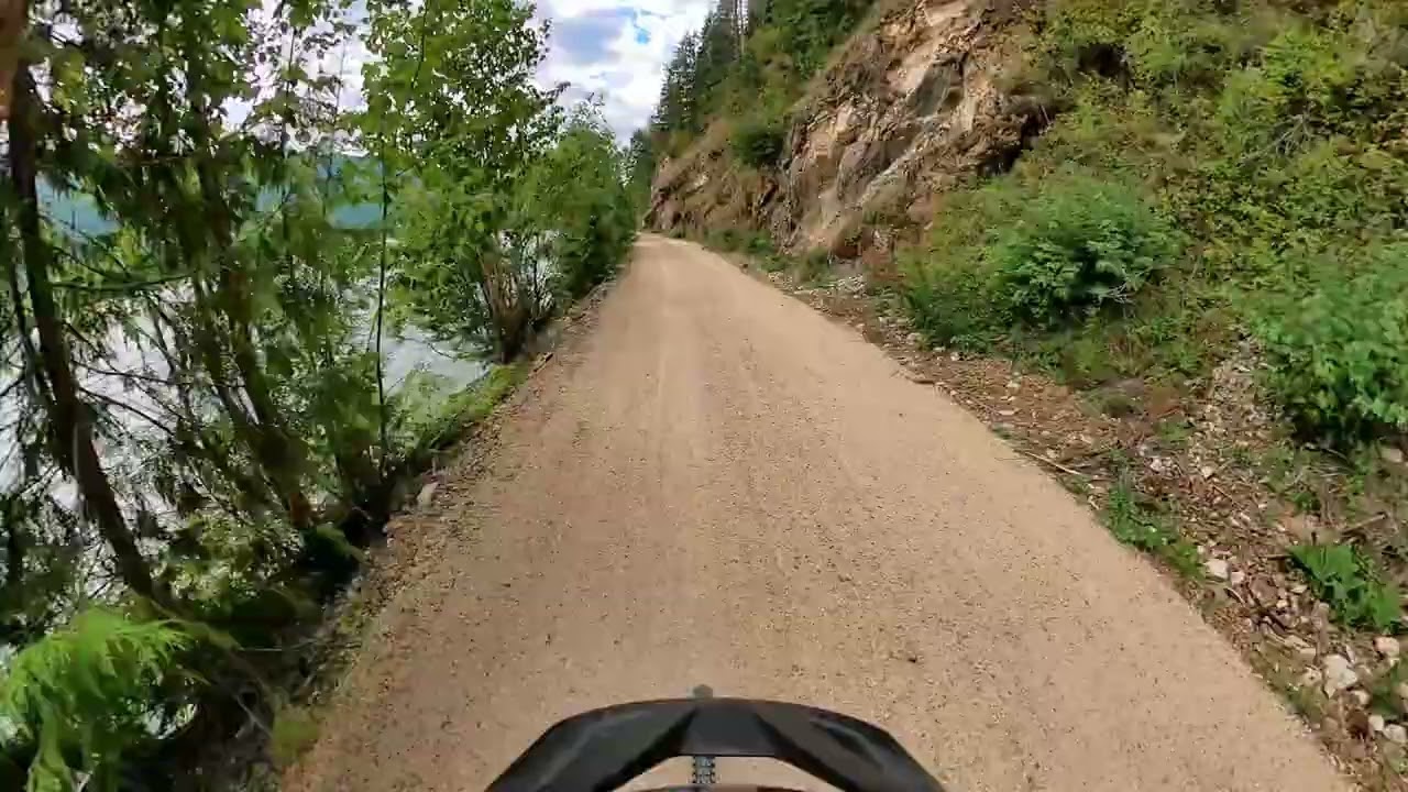 August 13, 2025 - Shuswap Rail Trail along Mara Lake