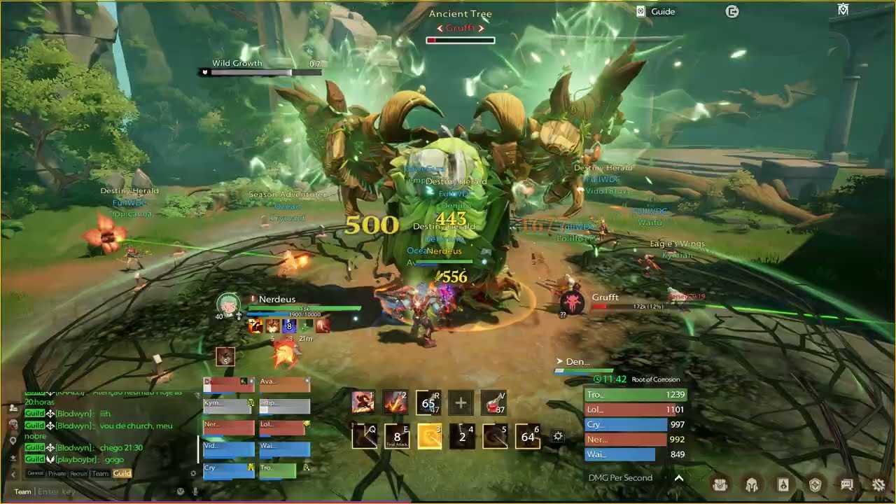 Tarisland Ancient Tree Clear - Warrior DPS