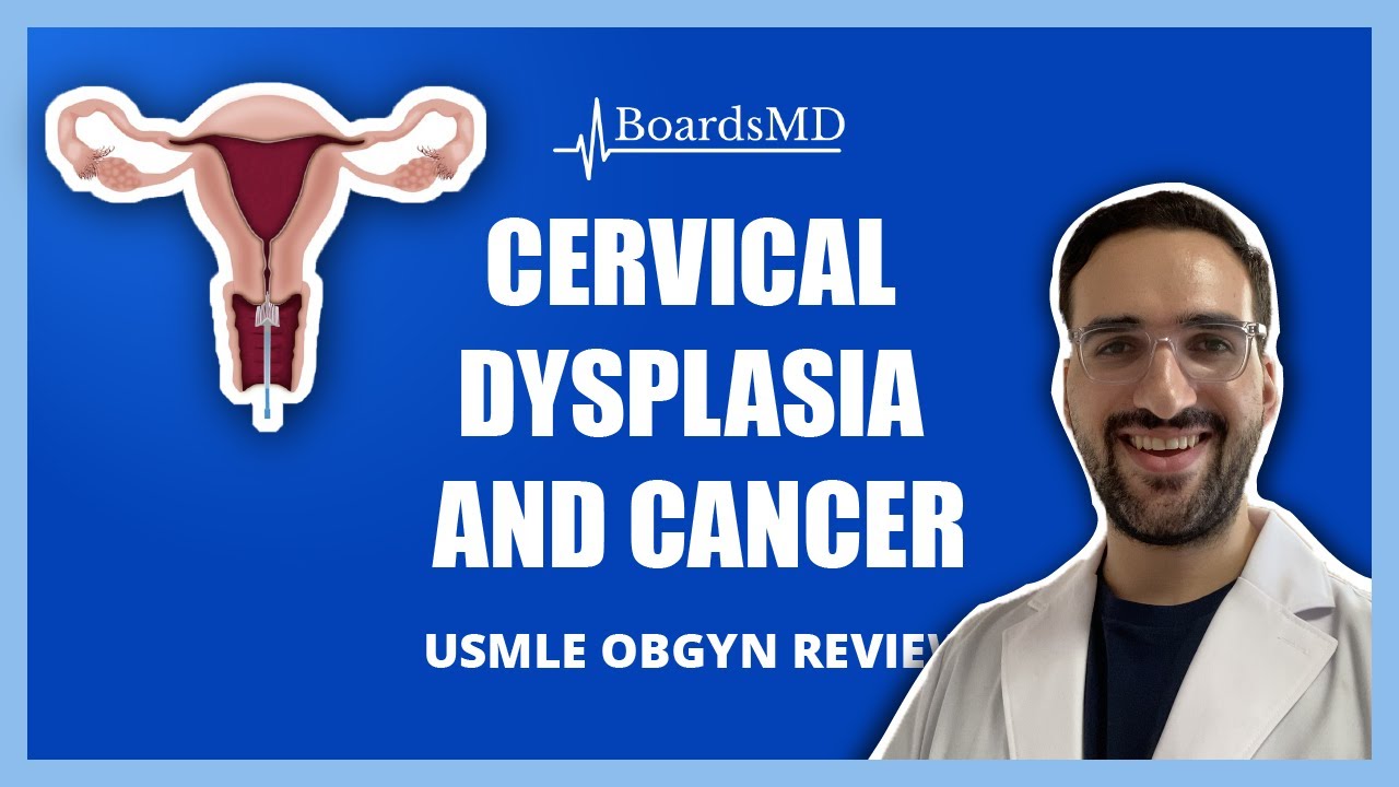 Дисплазия и рак шейки матки | USMLE OBGYN | @BoardsMD