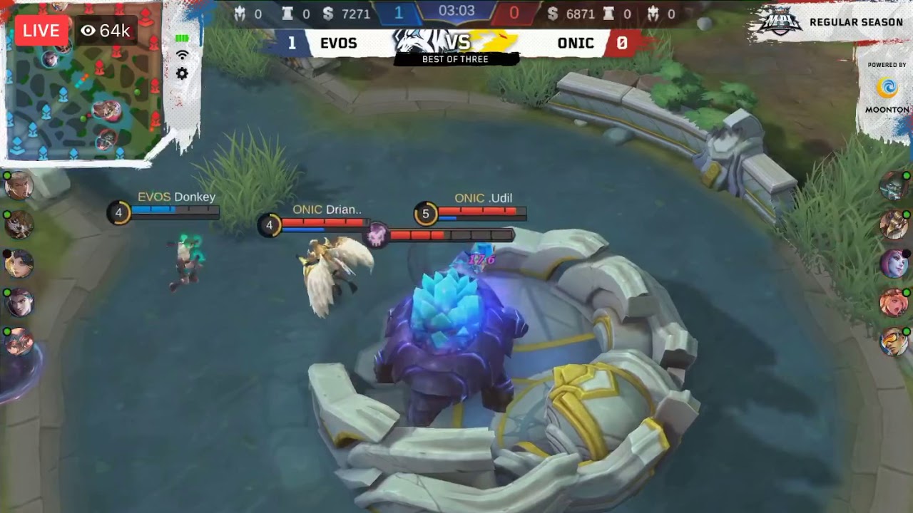 Unbelievable EVOSEsports! MPL Indo Season4 EVOS vs ONIC!