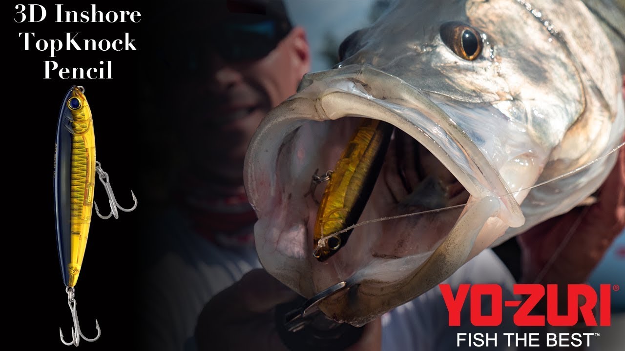 Topwater Inshore Fishing: Testing the new TopKnock Pencil with the Jupiter Snooker