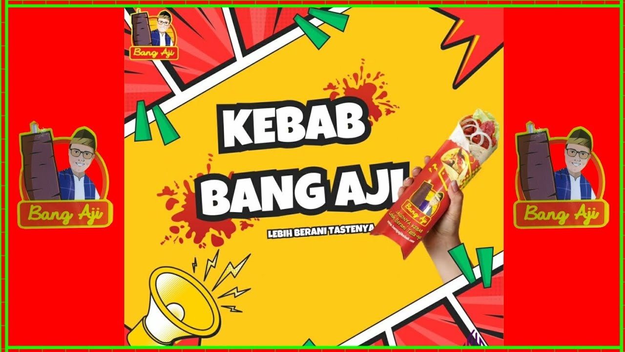 Street food kebab dan burger