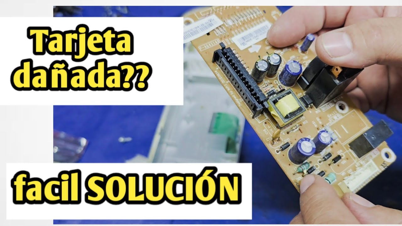 Como Reparar Una Tarjeta de microondas CHECA COMO EMPIEZO  a DIAGNÓSTICARLA