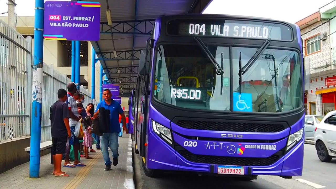 TERMINAL de FERRAZ de VASCONCELOS | Movimentações de Ônibus #36