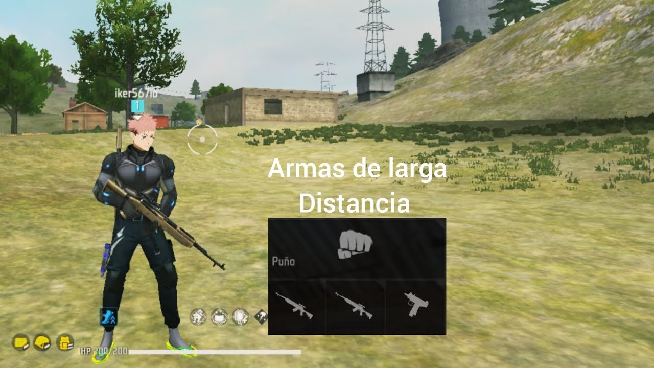 Jugando con armas de larga distancia 
