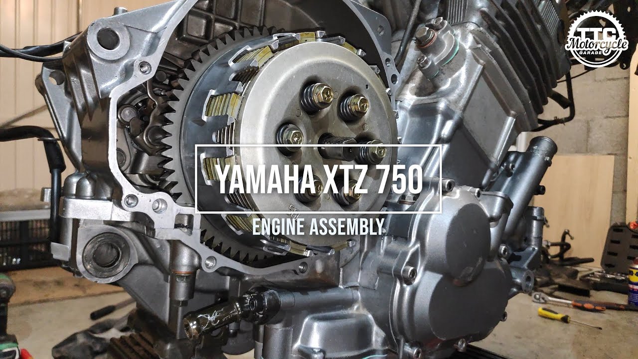 YAMAHA XTZ 750 - Assemblage moteur / Engine Assembly