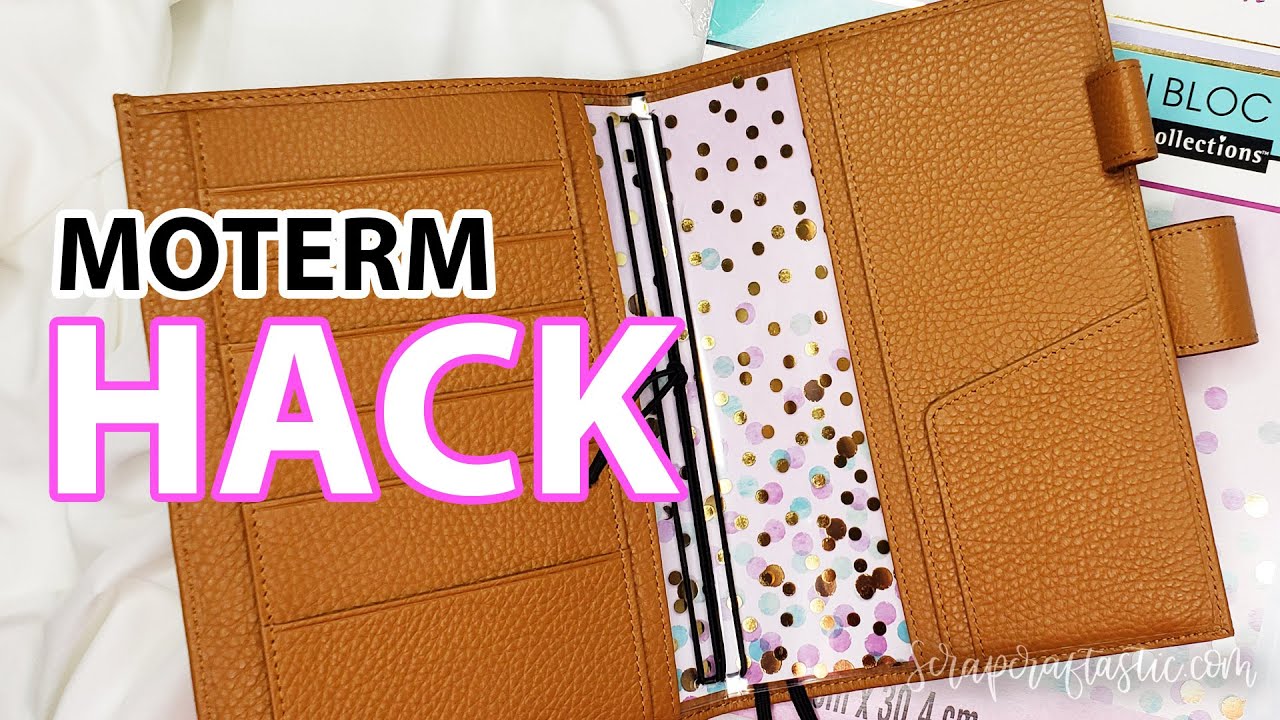 HOW TO Make a DIY Traveler's Notebook with a MOTERM Notebook Cover