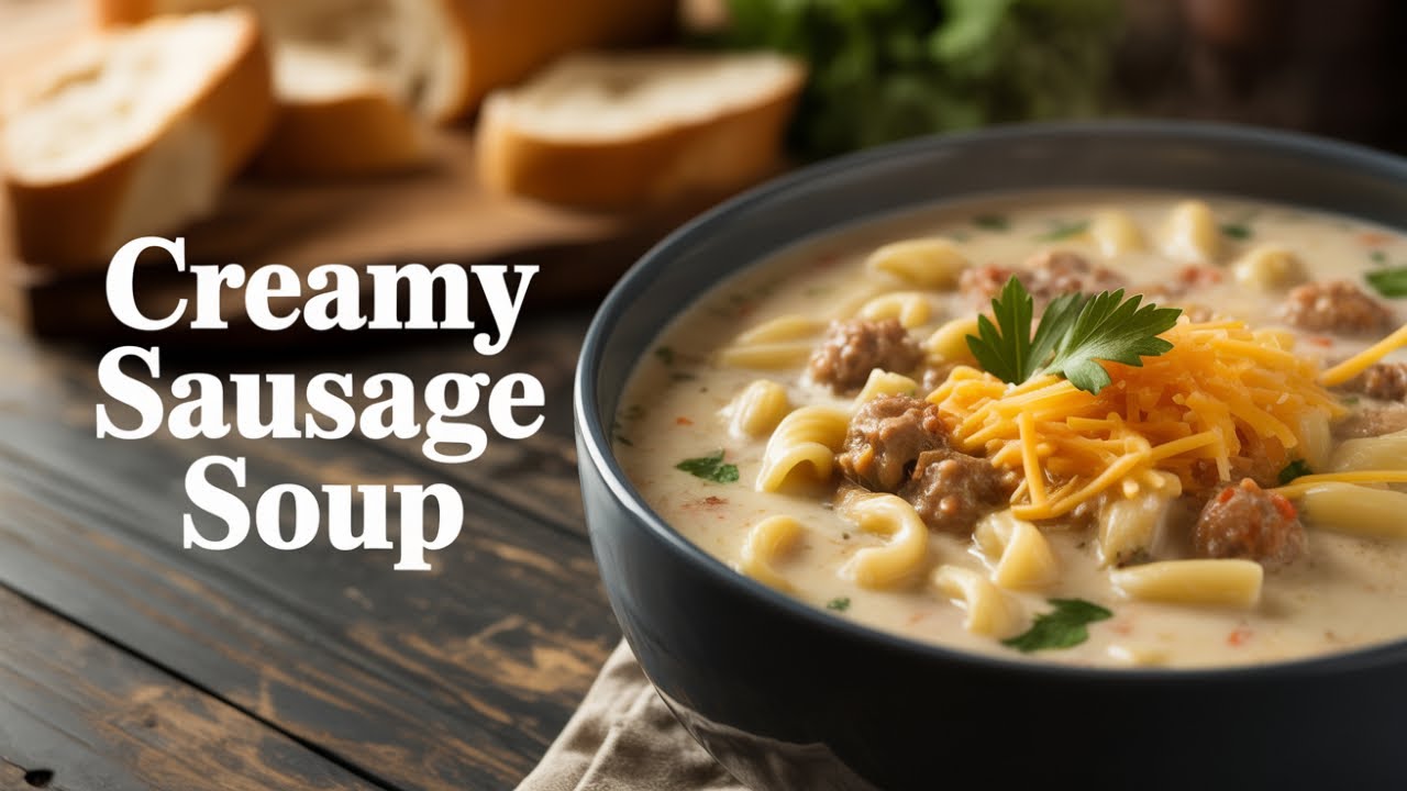 Creamy Sausage Pasta Soup Recipe
