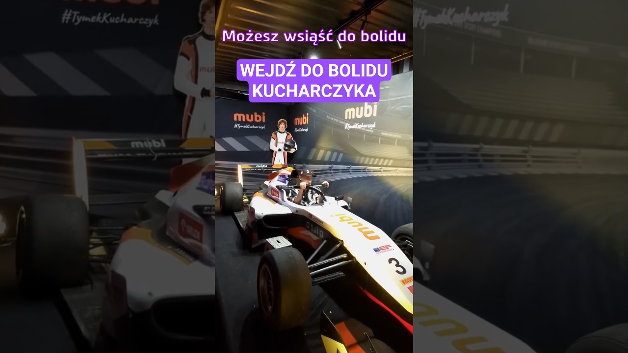 Wsiądź do BOLIDU Tymka Kucharczyka! #kontramoto #f1 #f1pl #tymekkucharczyk #mubi #motorsport