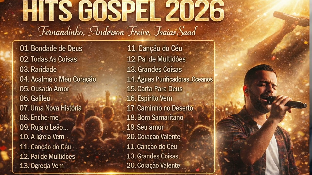 🟢 Melhores Louvores Gospel, As Mais Tocadas 2025 e 2026, Louvores de Adoração, Top Gospel