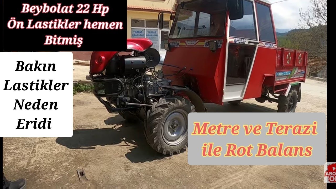 BeyBolat 22hp Traktöre Metre ile Rot Balans yaptım / Balans yapılmazsa bakın  Masraf ne oluyor