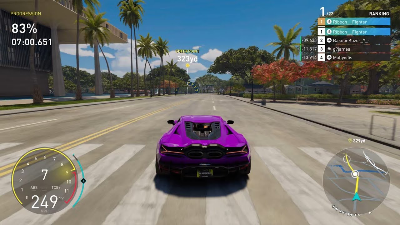 Purple Lamborghini Lurkin | The Crew Motorfest