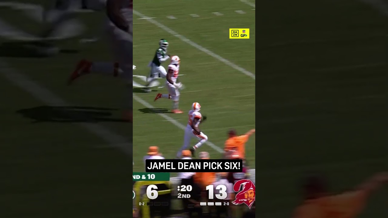 JAMEL DEAN 55-YARD PICK SIX 🤯