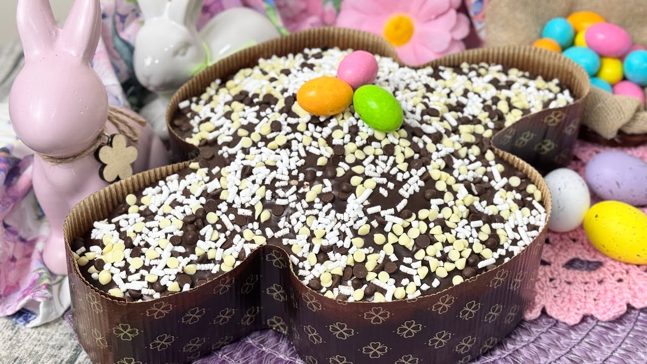Torta Colomba di Pasqua al Cioccolato