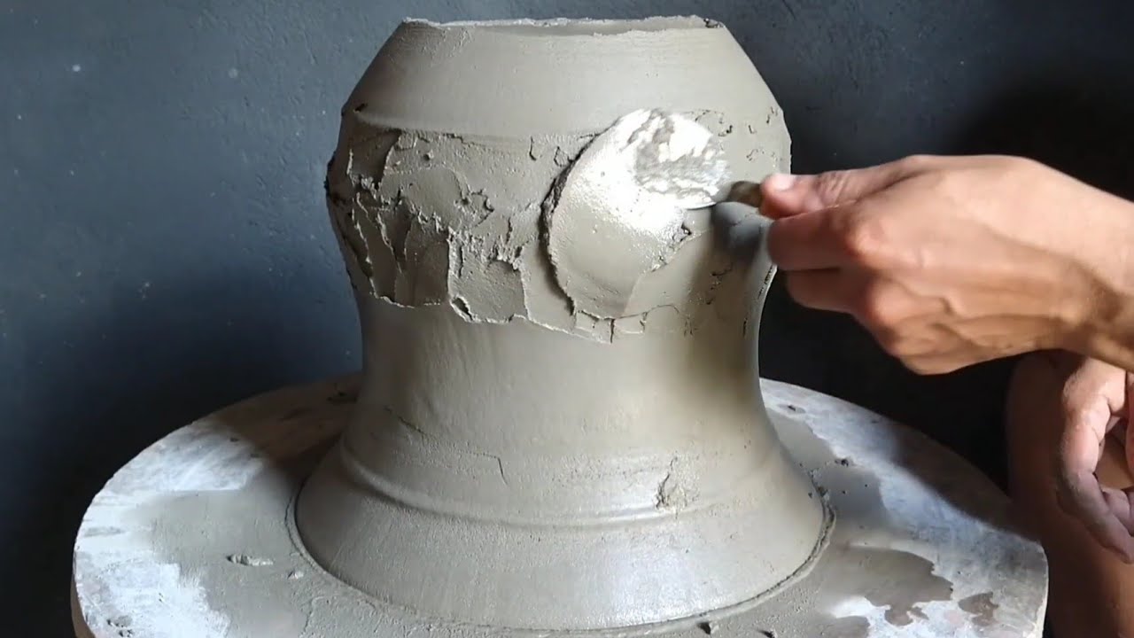 Como fazer vaso vietnamita de cimento(réplica)