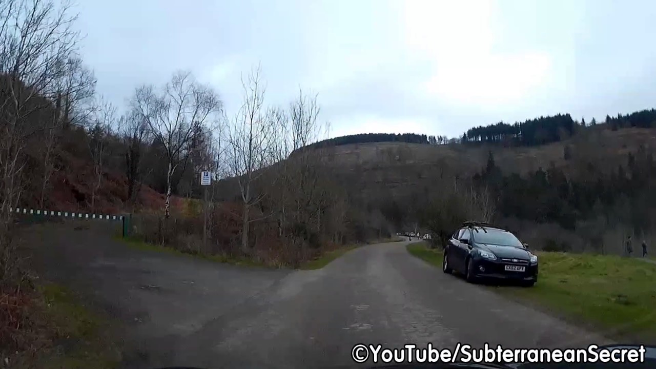 Dash Cam Footage of Cwmcarn Forest Visitor Centre and Mountain Bike Facilities