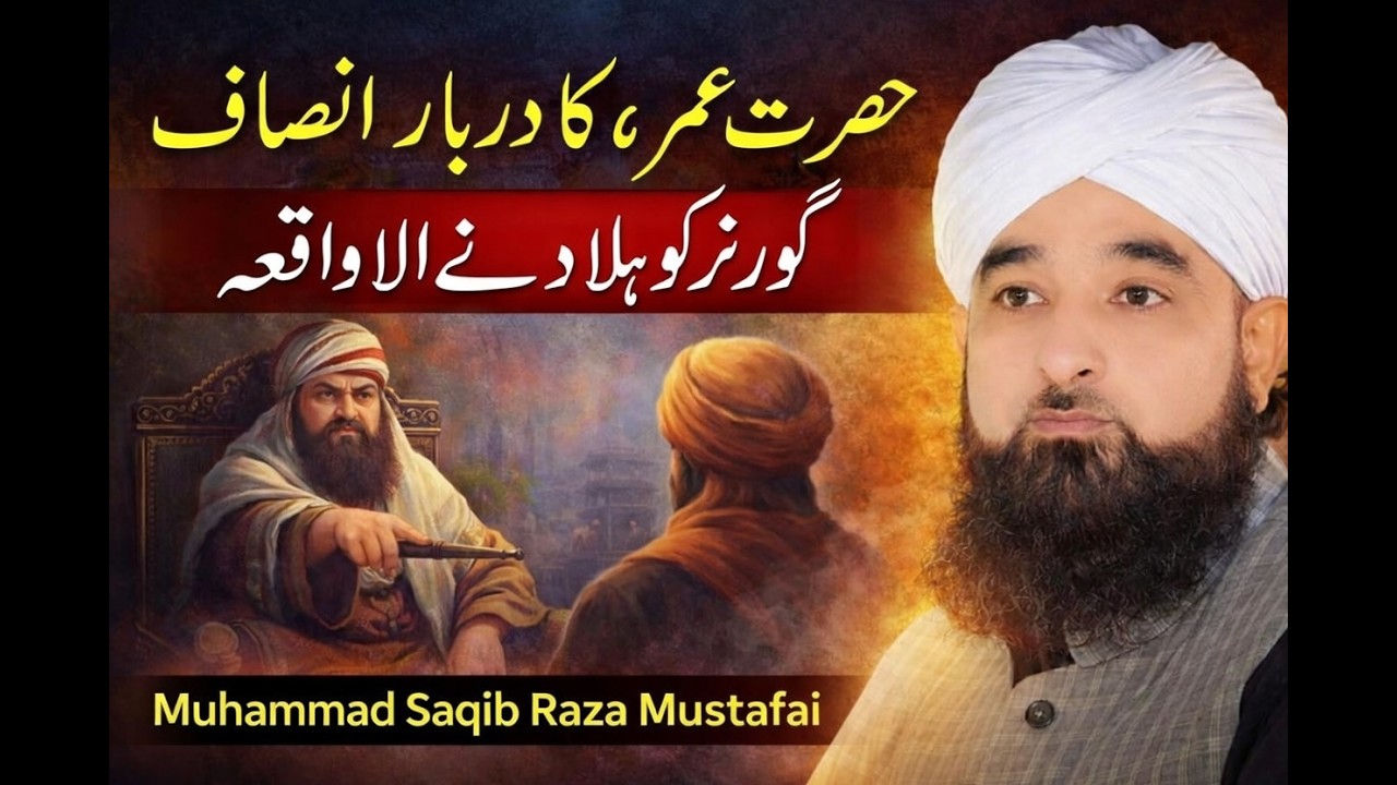 Hazrat Umar R.A Ka Darbar-e-Insaaf | Governor Ko Hila Dene Wala Waqia | Emotional Bayan