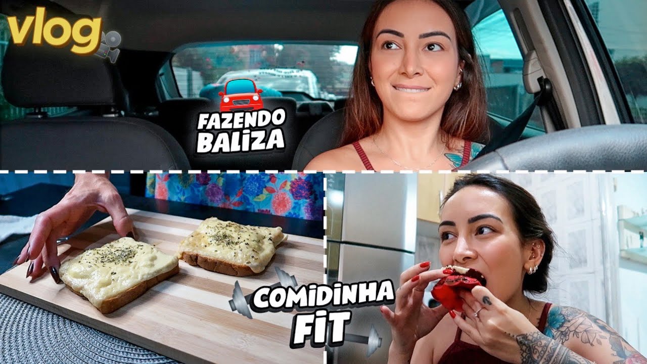 provando receitinhas fit e fiz baliza pela primeira vez 🥵 | VLOG