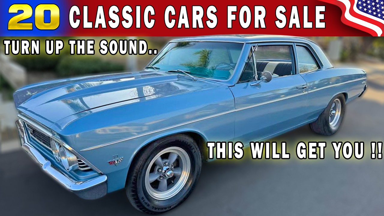 20 Classic Cars Up for Sale cheaply by Owners !! Have This ALIVE BEAUTIES